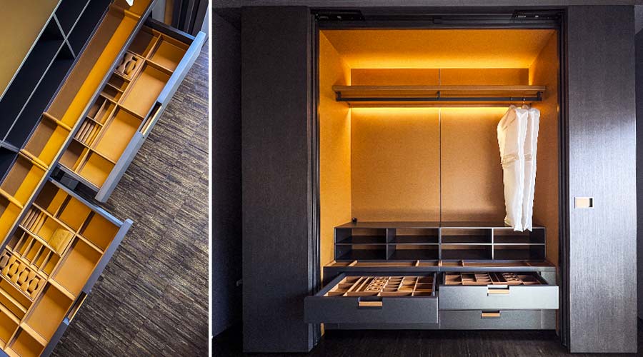 B&B Italia Backstage sistema armadi guardaroba