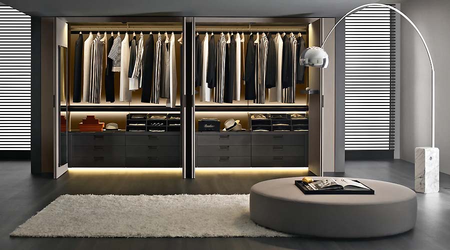 B&B Italia Backstage sistema armadi guardaroba