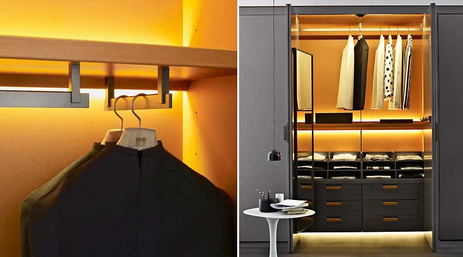 B&B Italia Backstage sistema armadi guardaroba