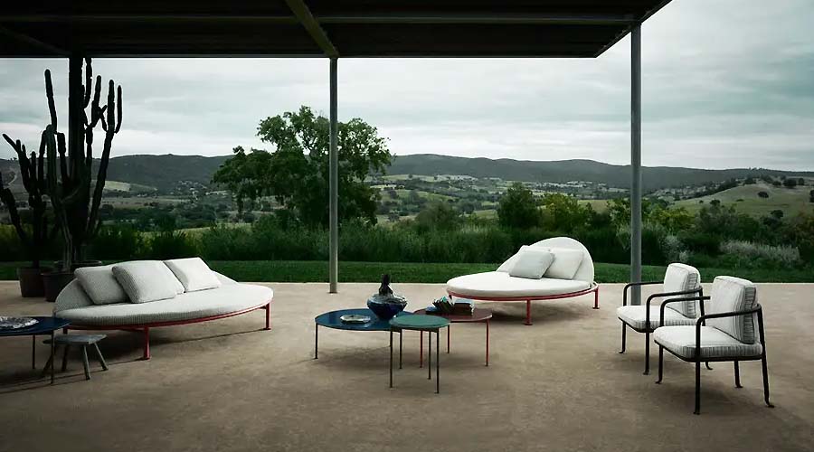 B&B Italia Borea lettino outdoor