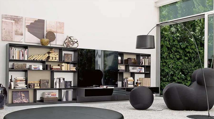 B&B Italia Flat.C libreria e sistema a parete