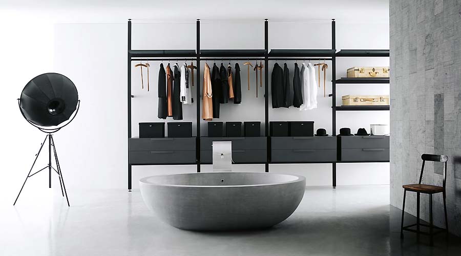 Boffi Brompton libreria, scaffalatura