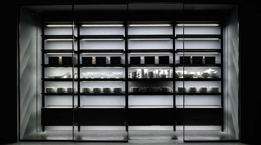 Boffi Brompton libreria, scaffalatura