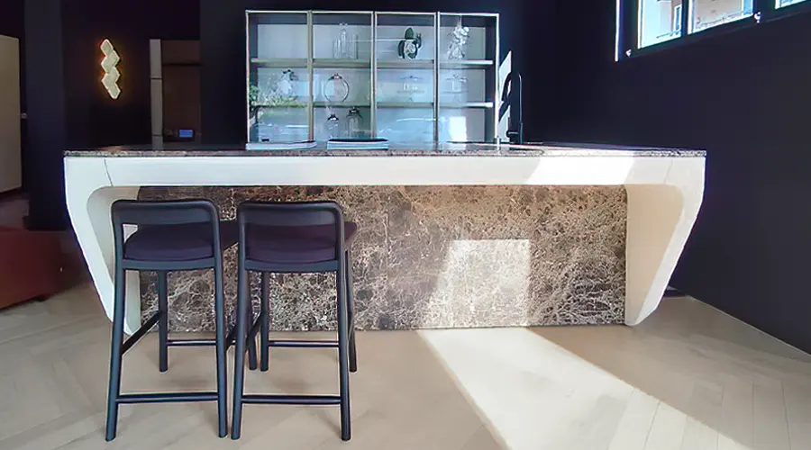 Boffi Cove Kitchen front view