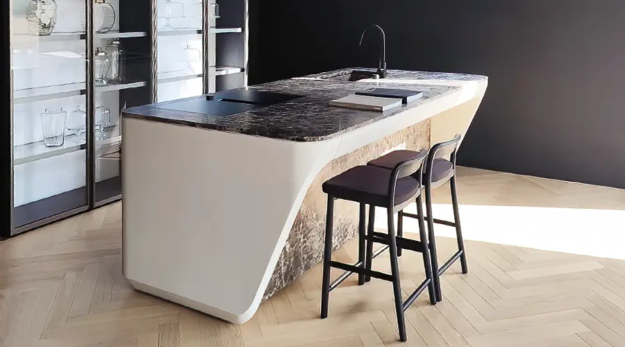 Boffi Cove Kitchen side view