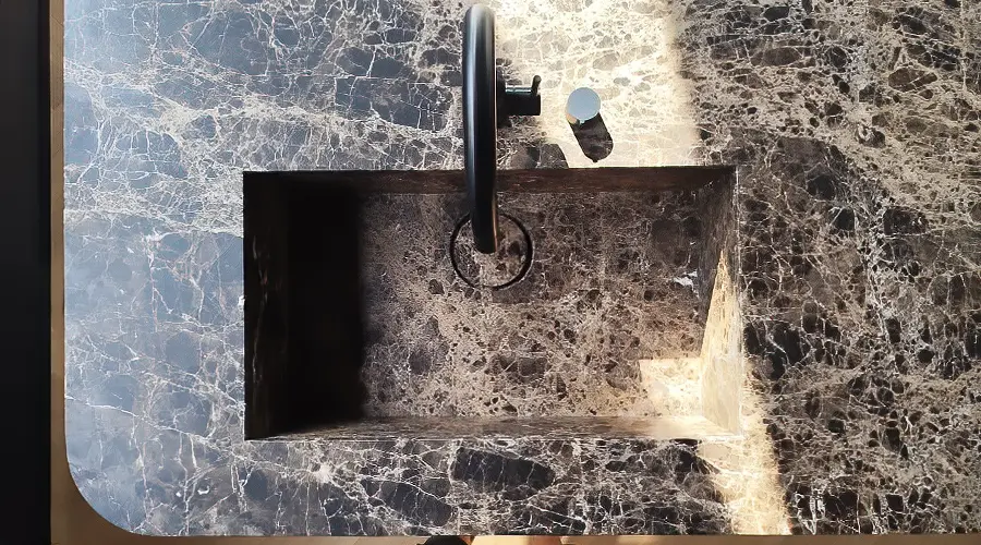Boffi Cove Kitchen sink detail