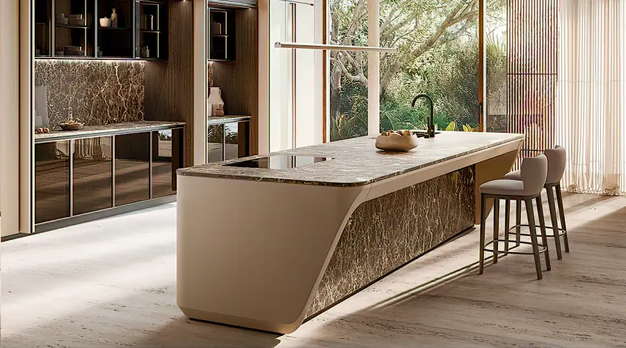 Boffi Cove Kitchen foto ambientata laterale