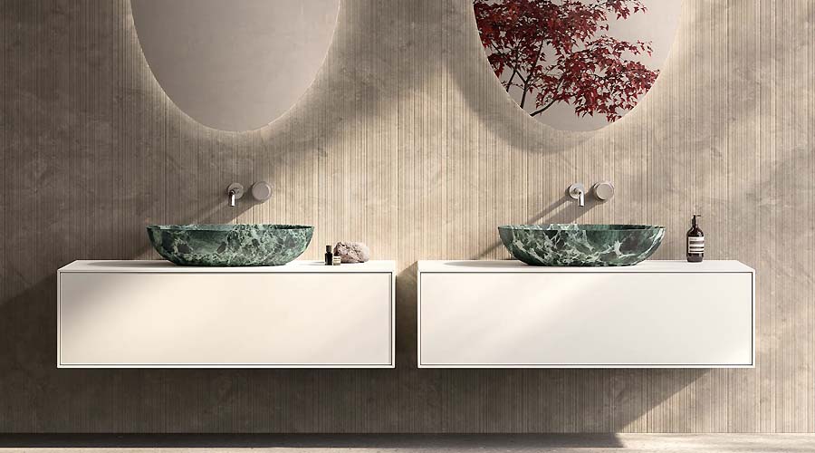 Boffi Flyer sistema contenitori bagno