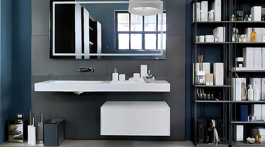 Boffi Flyer sistema contenitori bagno