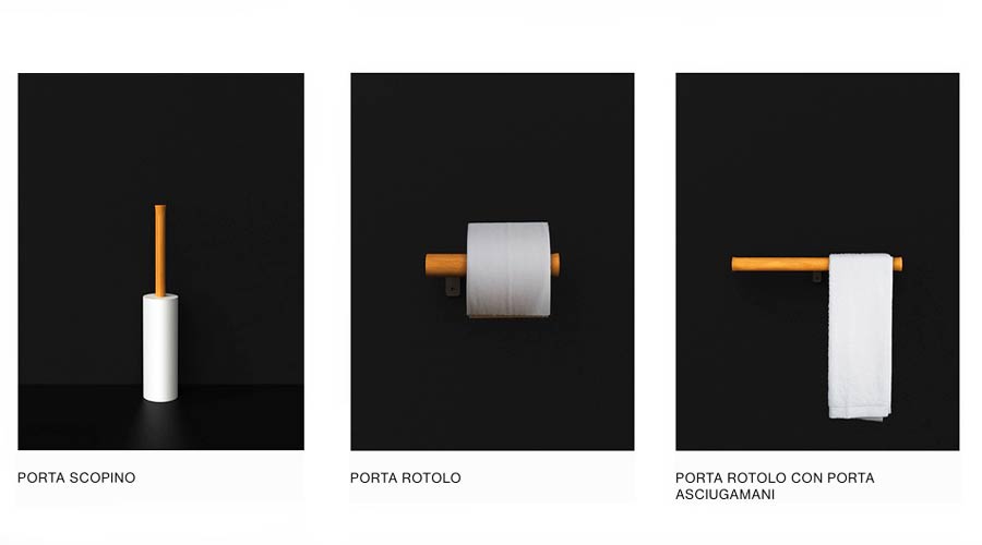 Twig - Solid Wood Bathroom Accessories - Boffi 