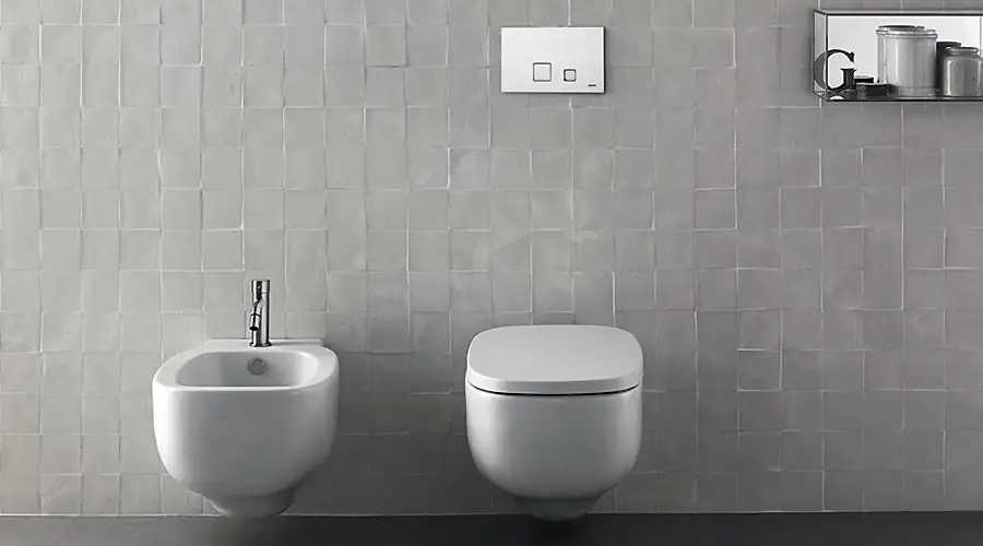 Boffi XY - Coppia sanitari sospesi: WC - Bidet