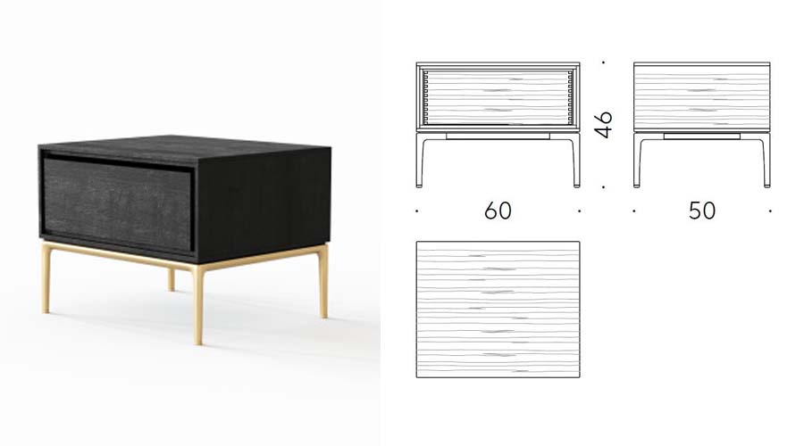 De Padova Time Trip For Memories comodino