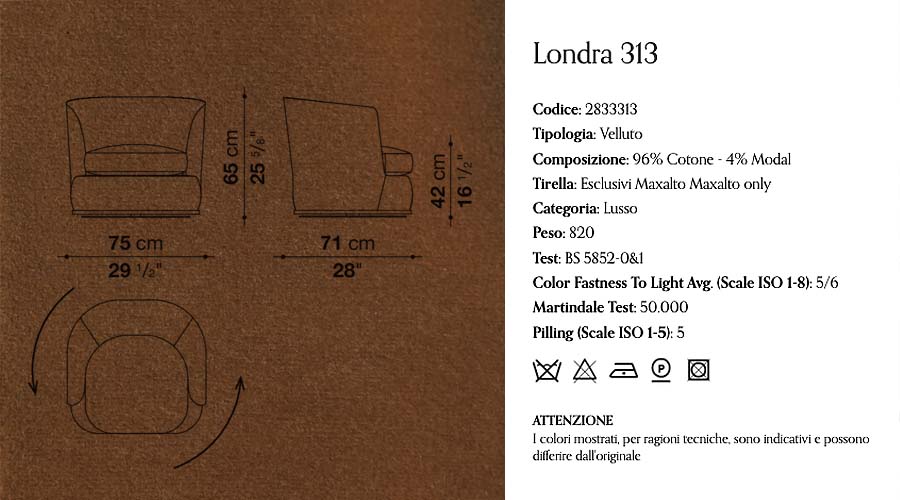 Poltrona Apollo di Maxalto