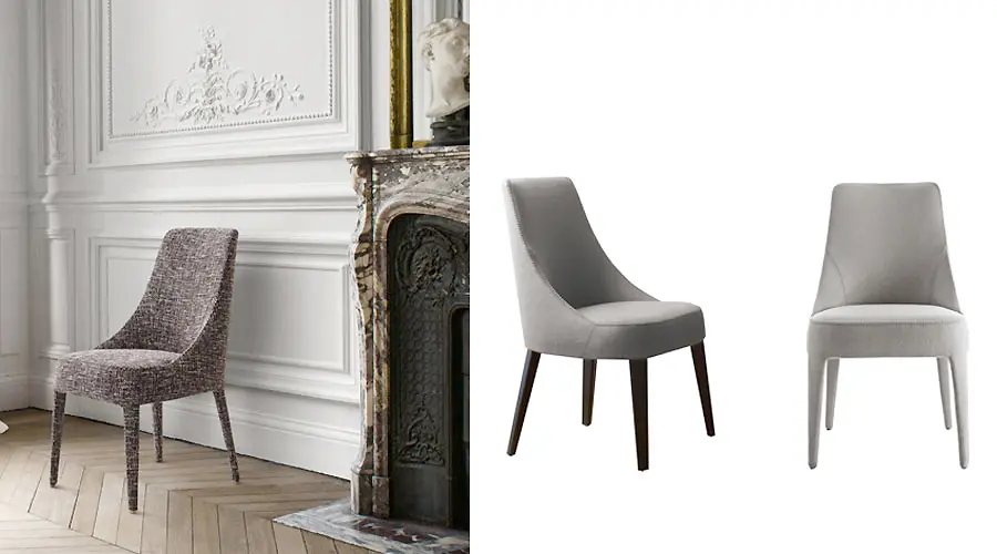 Maxalto Febo chairs, classic, low, high back