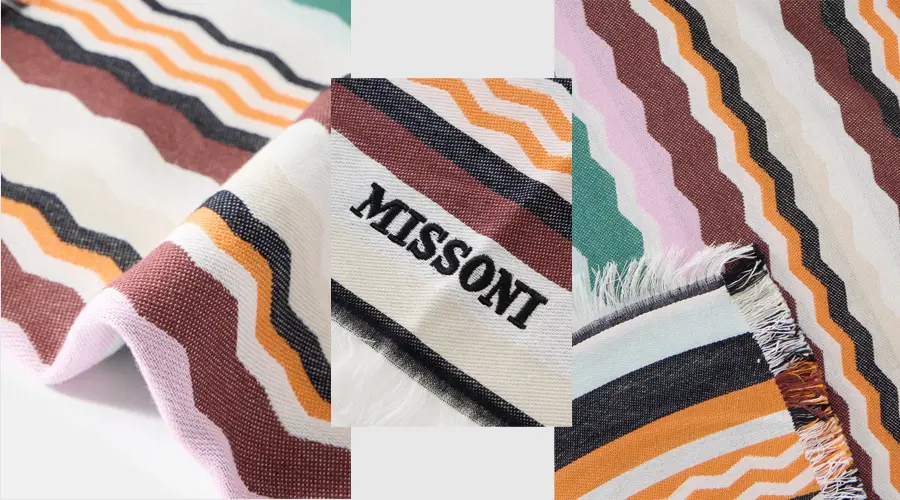 Aura telo mare Missoni Home a prezzo outlet Missoni Home Aura telo mare