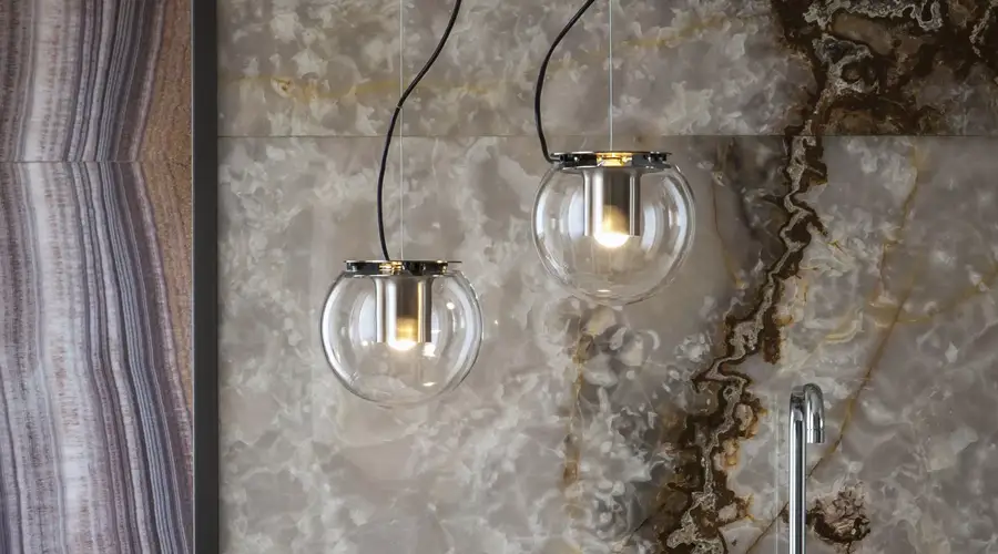 Oluce lampada a sospensione The Globe