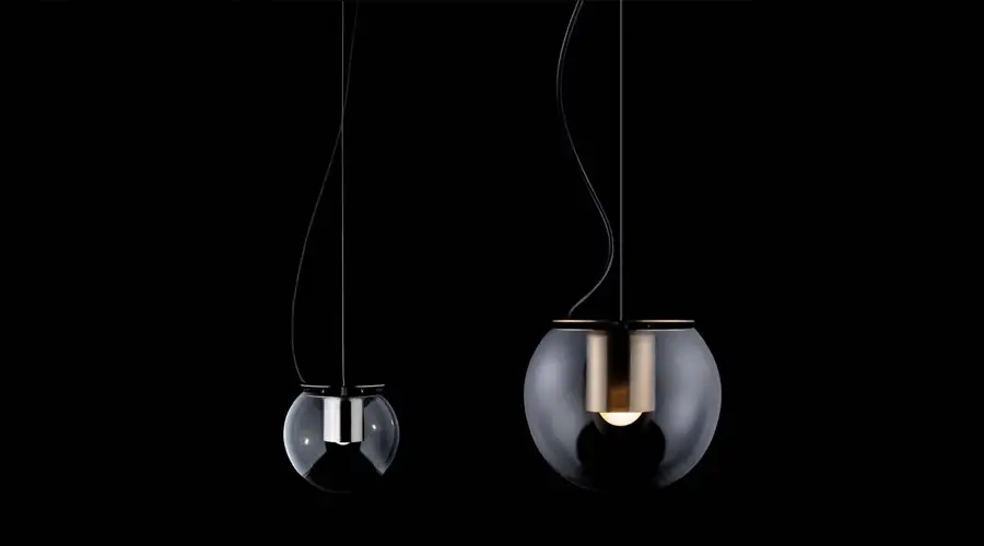 Oluce lampada a sospensione The Globe