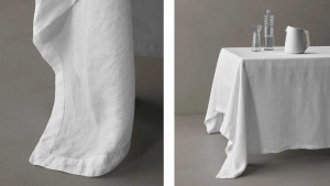Tab Tablecloth and Napkins by Society | Home Furnishing outlet