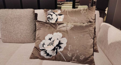 ALDECO SILK AND LINEN SOFA CUSHION PRICE - 30%