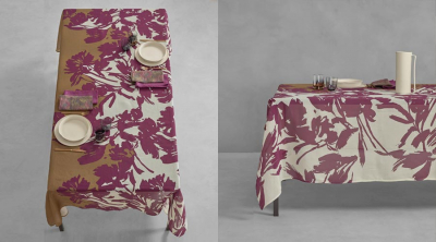SOCIETY BLUME TABLECLOTH TAB NAPKINS OUTLET